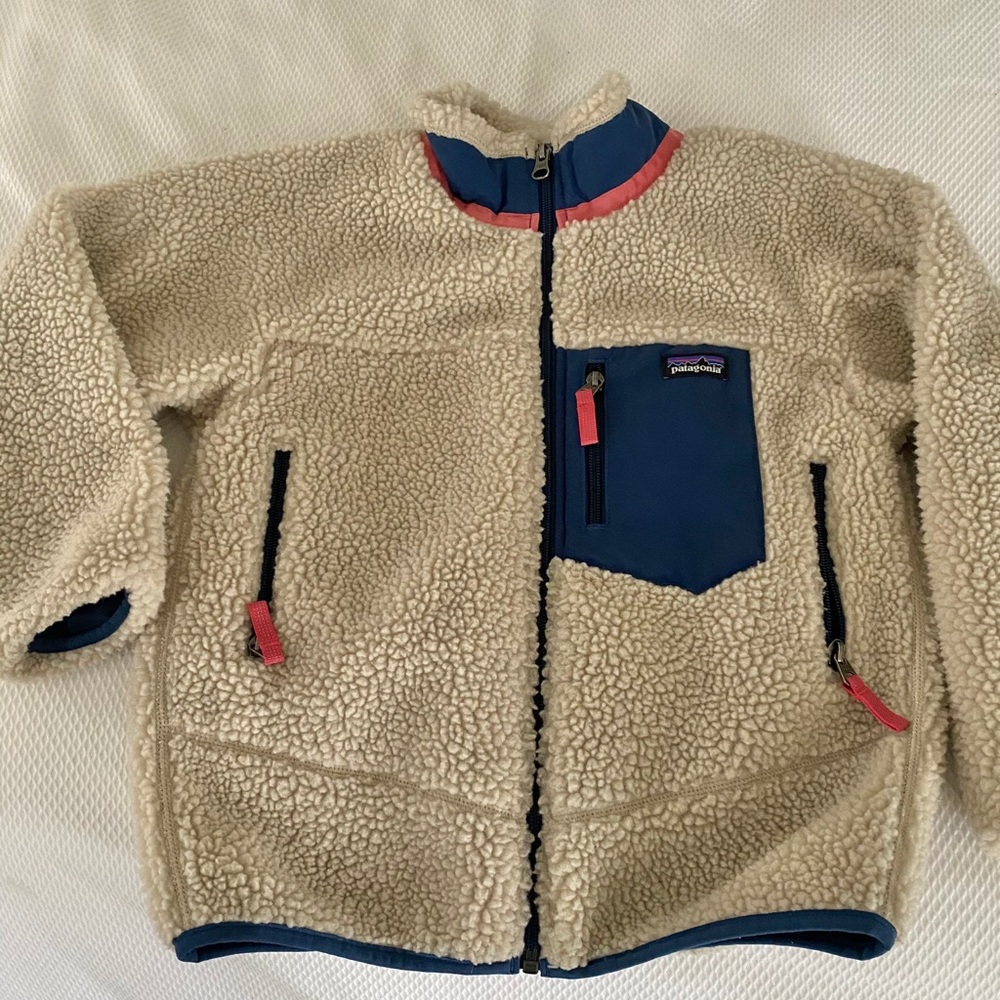 Kids Patagonia Fleece Jacket Size S 7/8